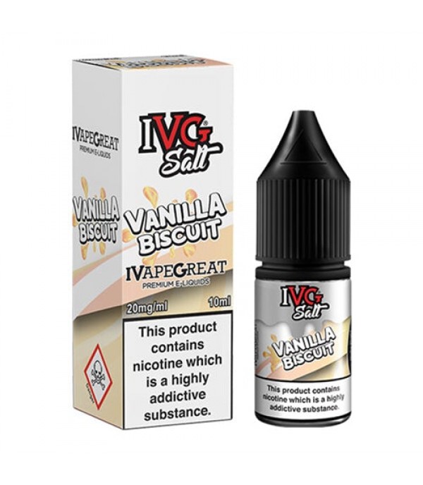 Vanilla Biscuit 10ml Nic Salt By IVG