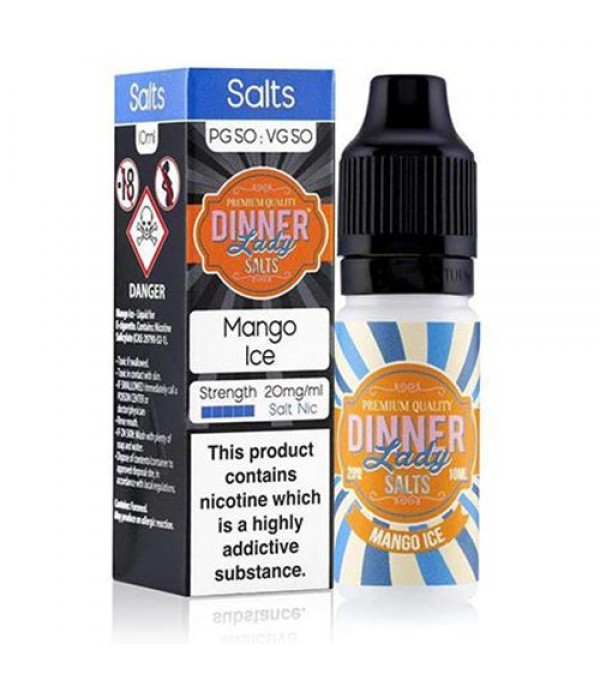 Mango Ice 10ml Nic Salt By Dinner Lady