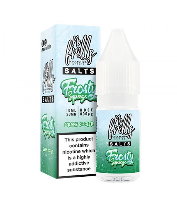 Grape Cooler 10ml Nic Salt By No Frills Frosty Squeeze