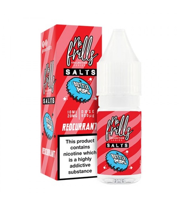 Redcurrant 10ml Nic Salt By No Frills Bottle Pops