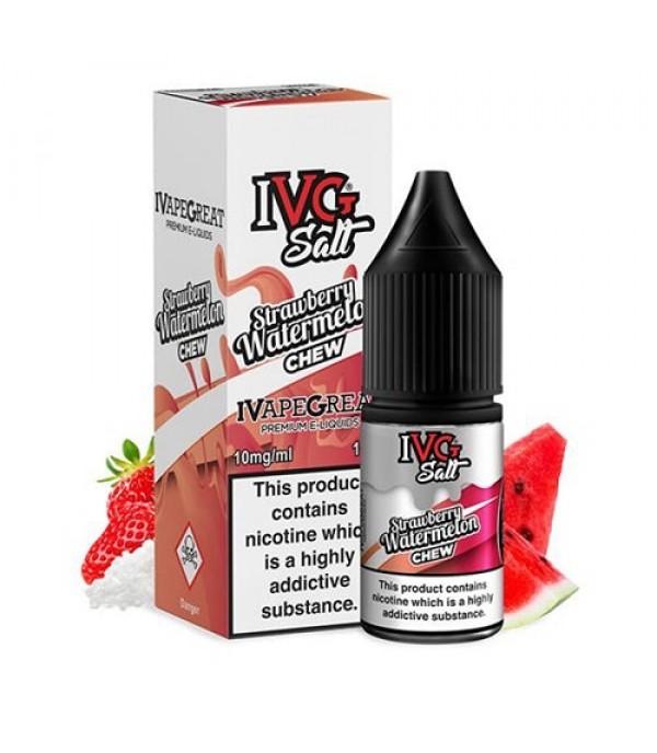 Strawberry Watermelon Chew 10ml Nic Salt By IVG