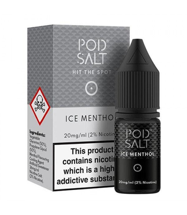 Ice Menthol 10ml Nic Salt By Pod Salt