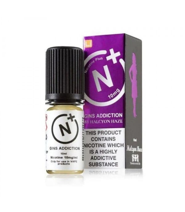 Gins Addiction 10ml Nic Salt By Halcyon Haze