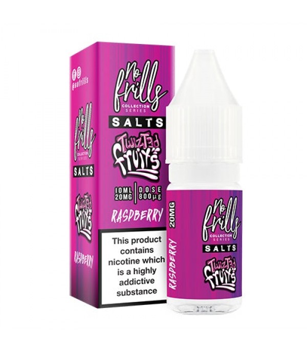 Raspberry 10ml Nic Salt By No Frills Twisted Fruits