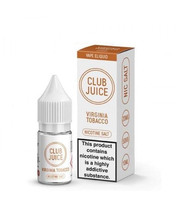 Club Juice - Virginia Tobacco Nic Salt 10ml 20mg