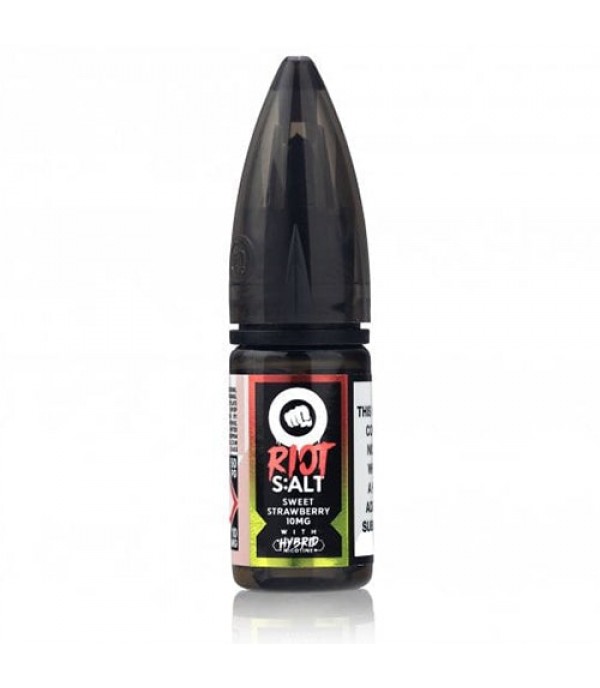 Sweet Strawberry 10ml Hybrid Nic Salt By Riot Squad