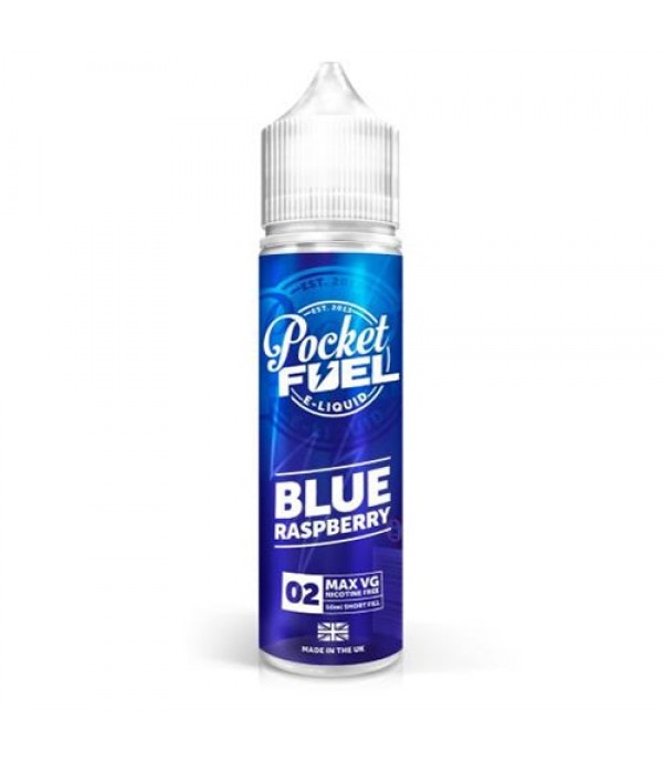 Blue Raspberry 50ml Shortfill By Pocket Fuel
