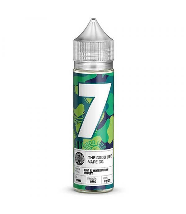 Kiwi Watermelon Medley 50ml Shortfill By The Good Life Vape Co