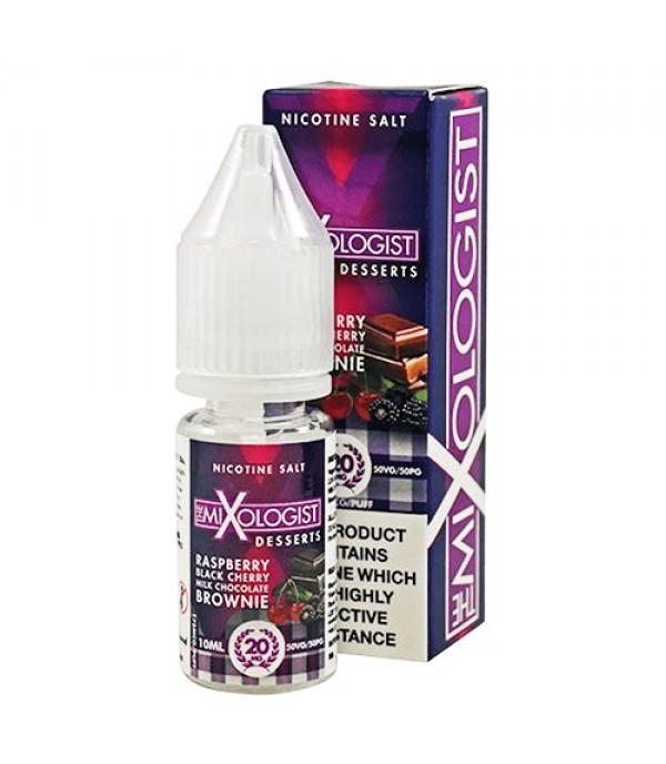 Raspberry Cherry Brownie 10ml Nic Salt By The Mixologist Desserts