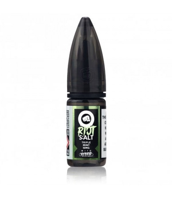 Triple Mint 10ml Hybrid Nic Salt By Riot Squad