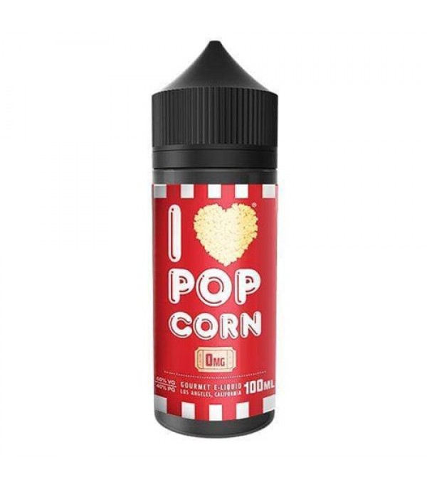 I Love Popcorn 100ml Shortfill By Mad Hatter