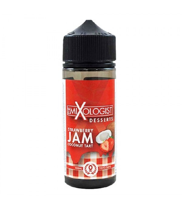 Strawberry Jam Coconut Tart 100ml Shortfill By The Mixologist Desserts