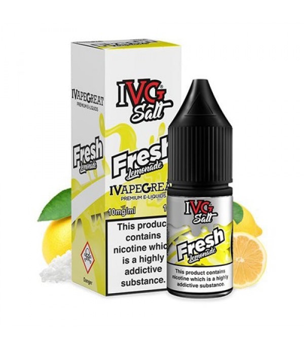 Fresh Lemonade 10ml Nic Salt By IVG