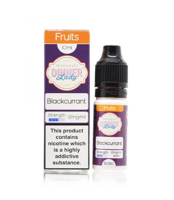 Blackcurrant 10ml E-liquid By Dinner Lady