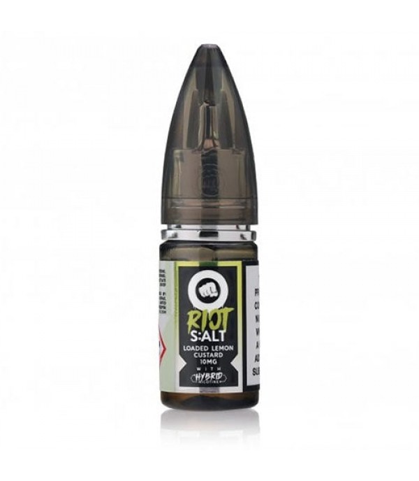 Loaded Lemon Custard 10ml Hybrid Nic Salt By Riot Squad