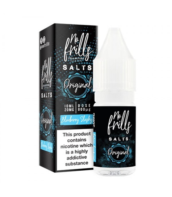 Blueberry Slushy 10ml Nic Salt By No Frills