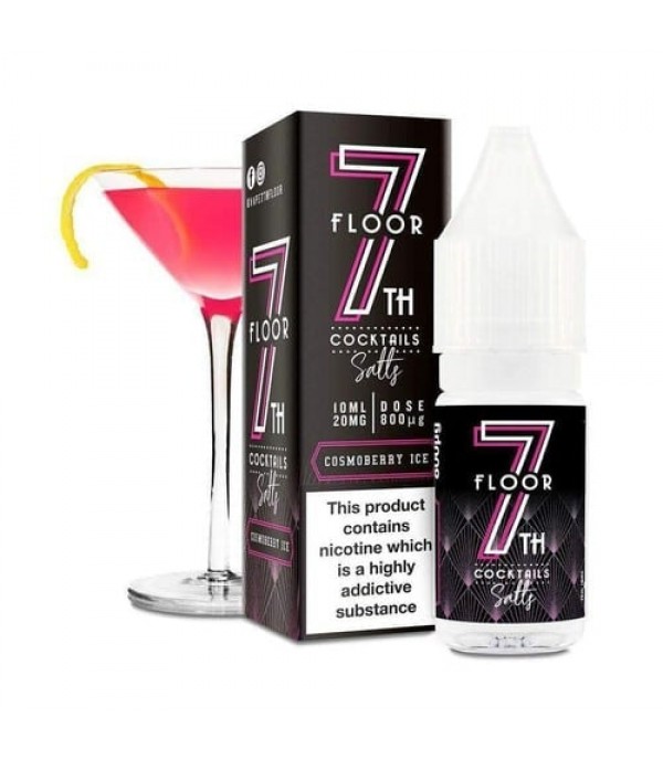 Cosmoberry Ice 10ml Nic Salt By 7th Floor Cocktails