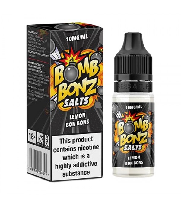 Lemon Bon Bon 10ml Nic Salt By Bomb Bonz