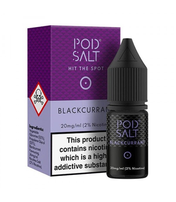 Blackcurrant 10ml Nic Salt By Pod Salt