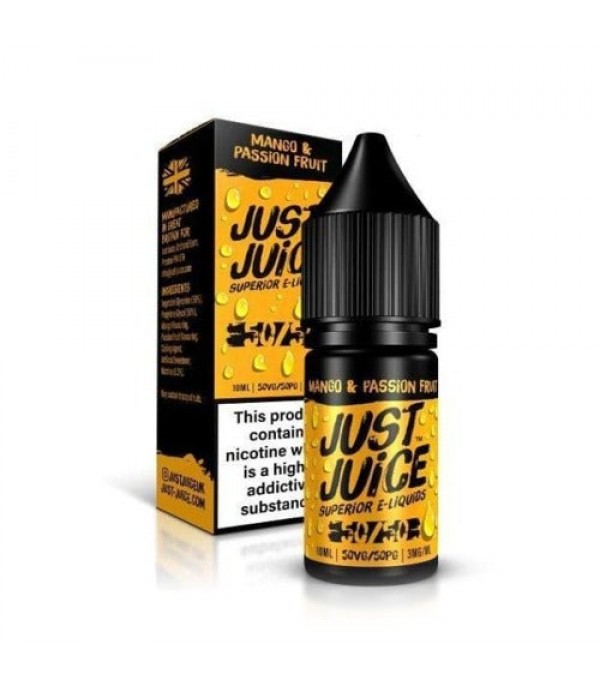 Mango & Passion Fruit By Just Juice 10ml Eliquid