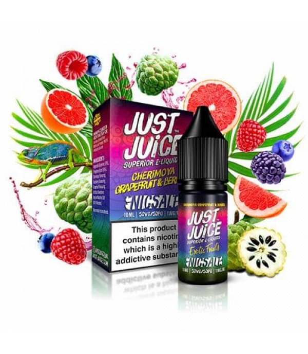 Cherimoya, Grapefruit & Berries 10ml Nic Salt By Just Juice