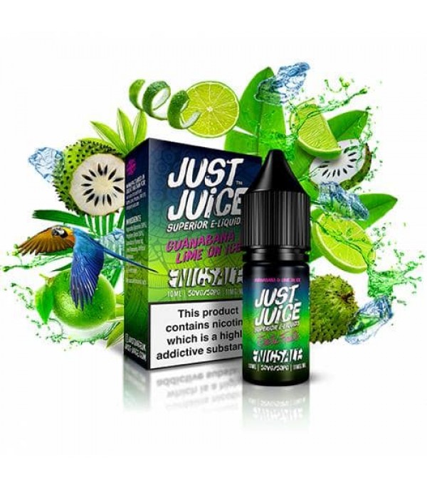 Guanabana & Lime On Ice 10ml Nic Salt By Just Juice