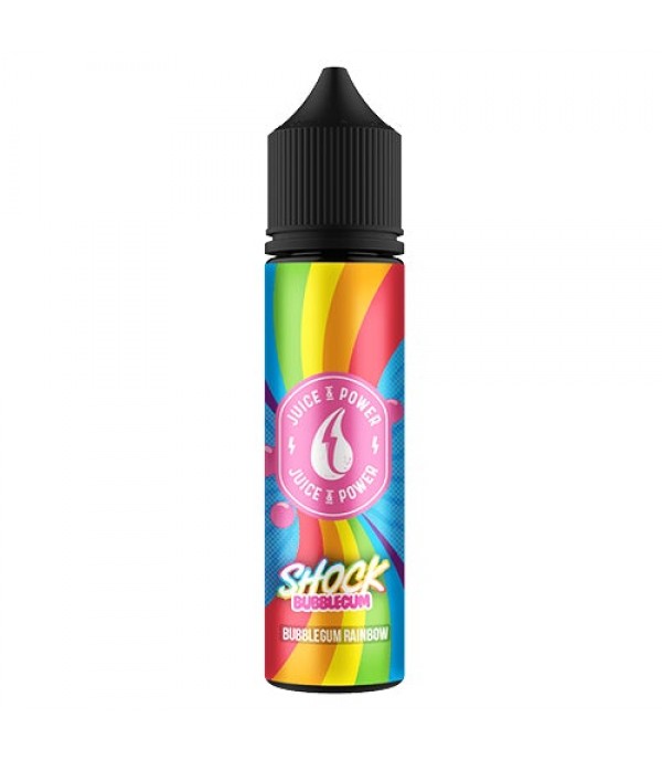 Bubblegum Rainbow Shock 50ml Shortfill By Juice & Power