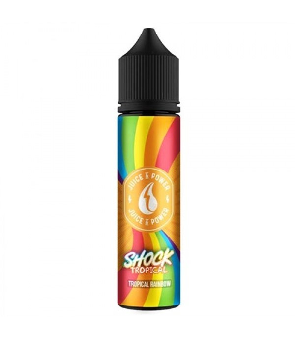Tropical Rainbow Shock 50ml Shortfill By Juice & Power