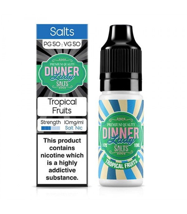 Tropical Fruits 10ml Nic Salt By Dinner Lady