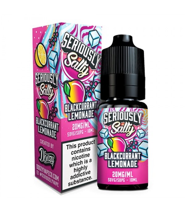 Blackcurrant Lemonade 10ml Nic Salt By Seriously Salty