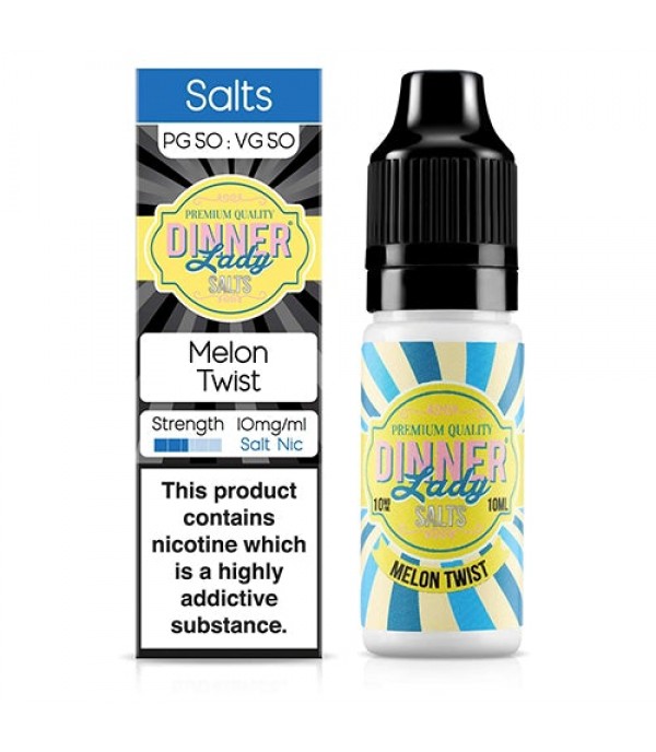 Melon Twist 10ml Nic Salt By Dinner Lady