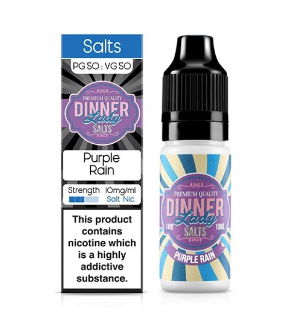 Purple Rain 10ml Nic Salt By Dinner Lady