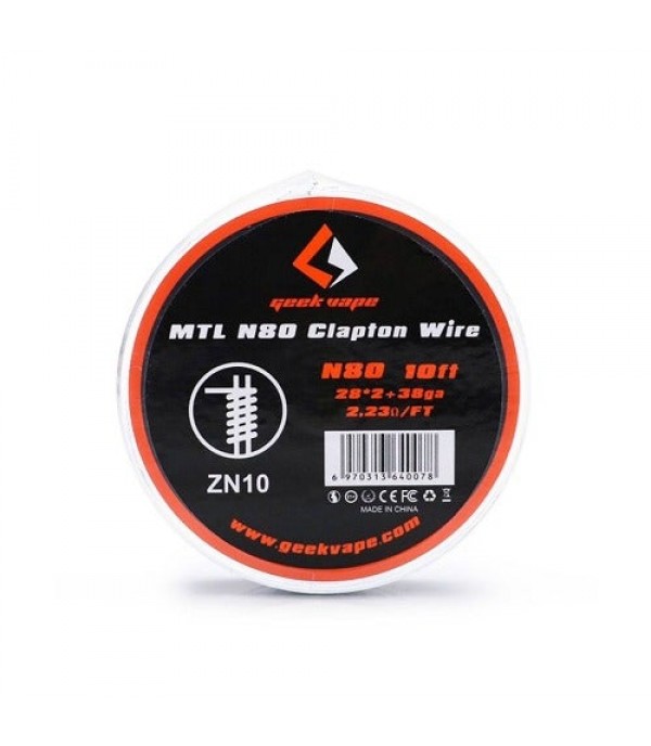 N80 MTL Clapton Wire By Geek Vape - 10ft