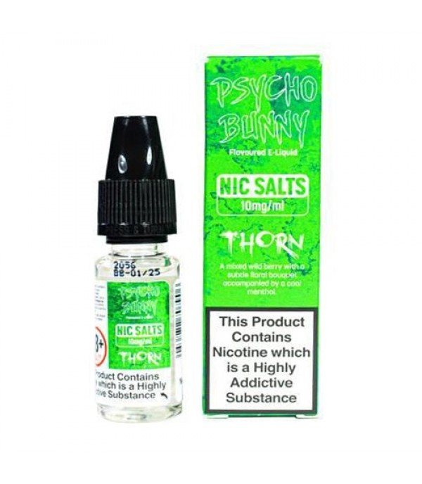 Thorn 10ml Nic Salt By Psycho Bunny