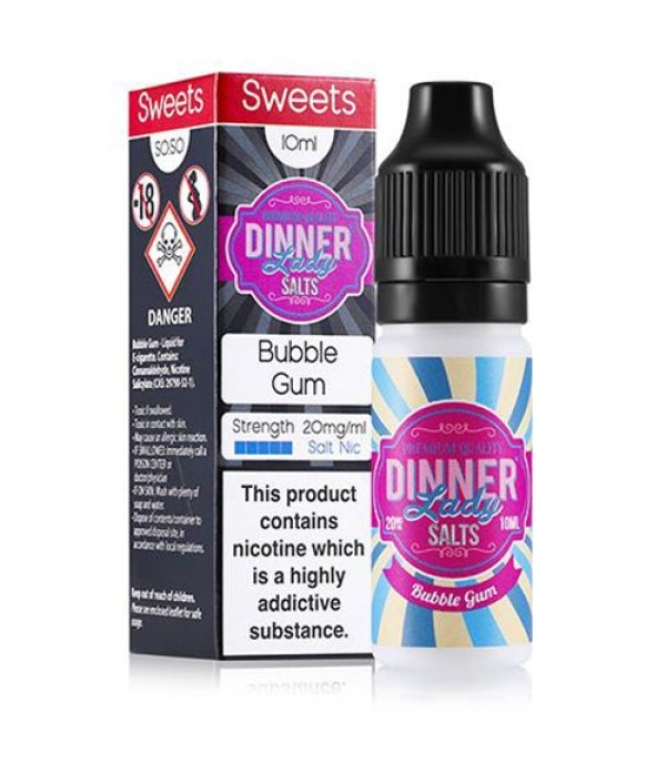 Bubblegum 10ml Nic Salt By Dinner Lady